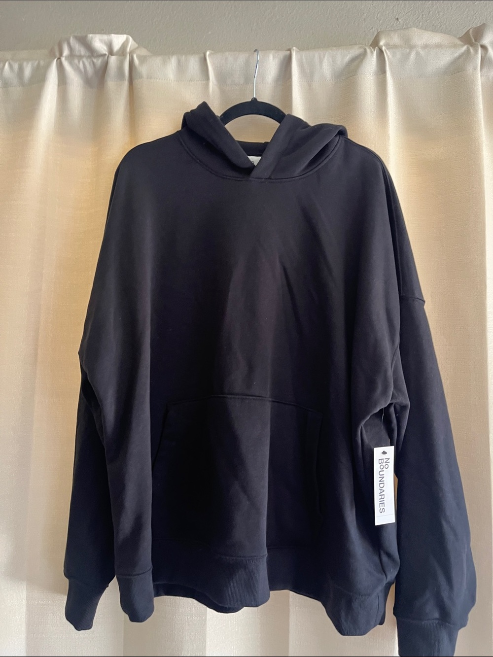 Men's Black Hooded Sweater - Unbranded - Picture 2 of 3